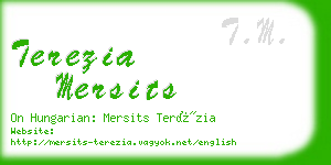 terezia mersits business card